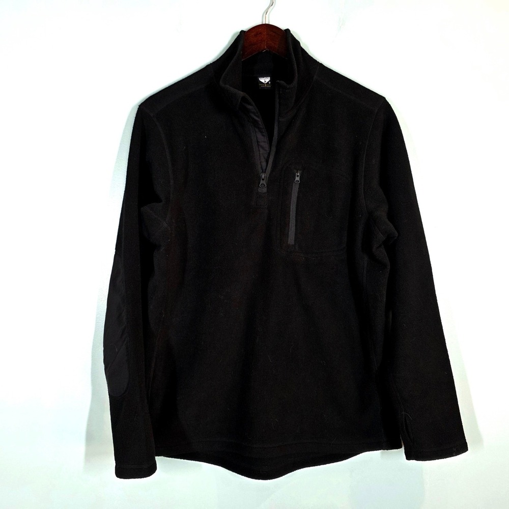 Condor 607 Mens Quarter Zip Fleece Pullover Tactical Jacket Black Small S